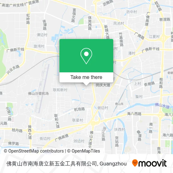 佛黄山市南海唐立新五金工具有限公司 map