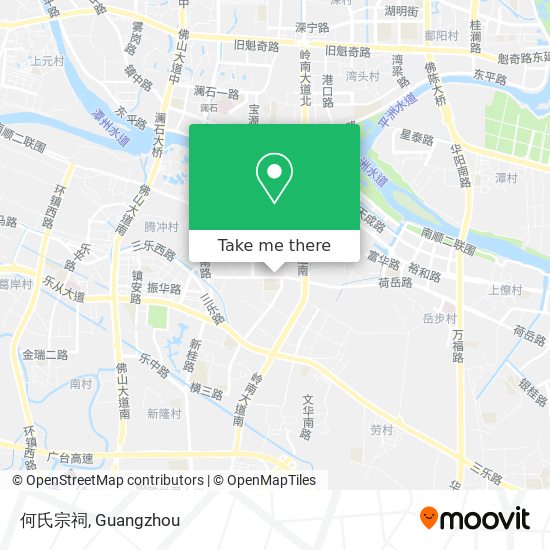 何氏宗祠 map