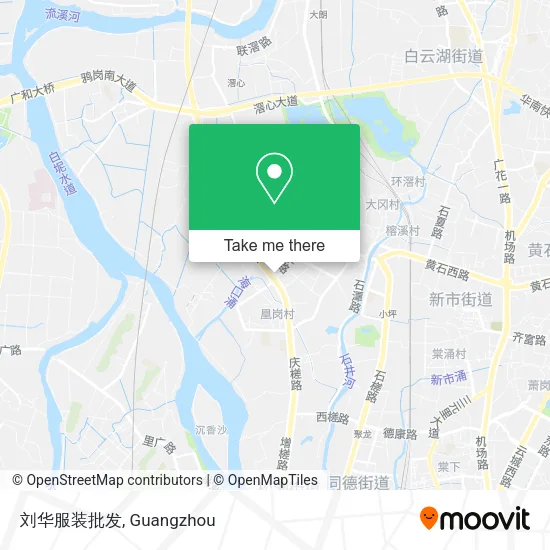 刘华服装批发 map