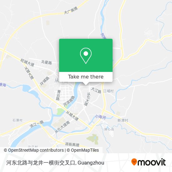 河东北路与龙井一横街交叉口 map