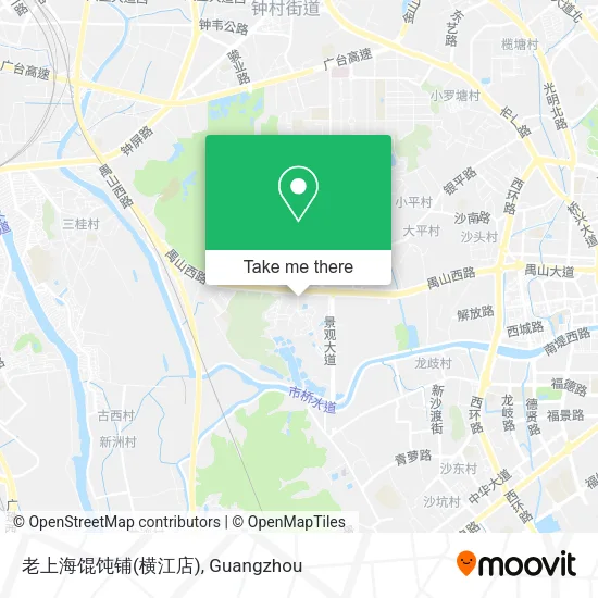 老上海馄饨铺(横江店) map