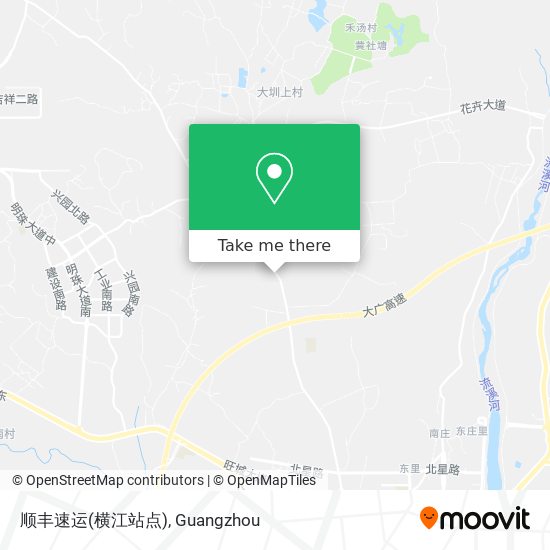 顺丰速运(横江站点) map