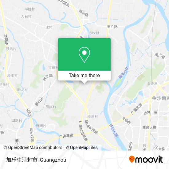加乐生活超市 map