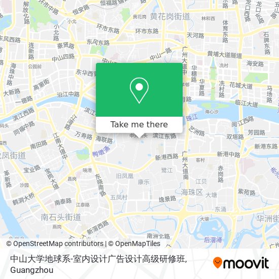 中山大学地球系-室内设计广告设计高级研修班 map