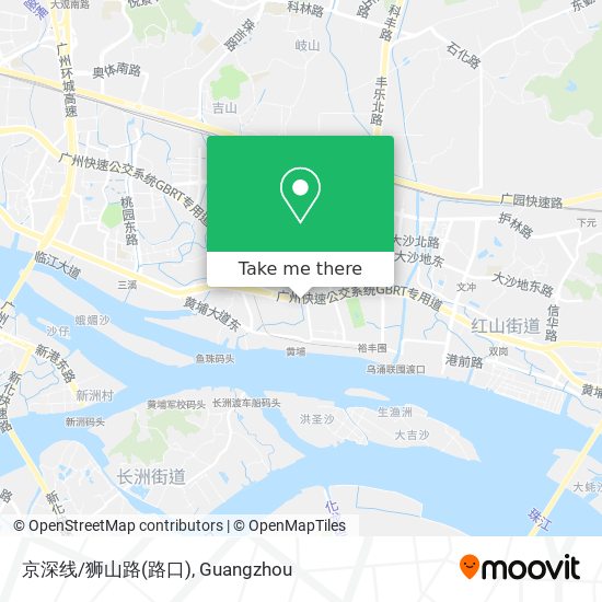 京深线/狮山路(路口) map