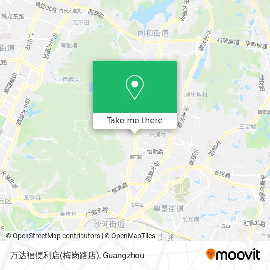 万达福便利店(梅岗路店) map