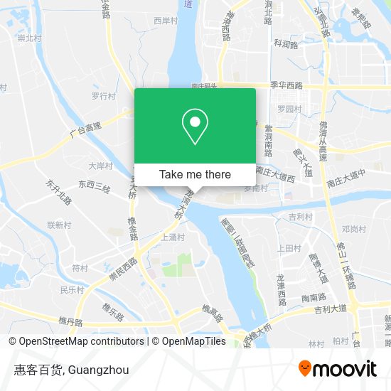 惠客百货 map