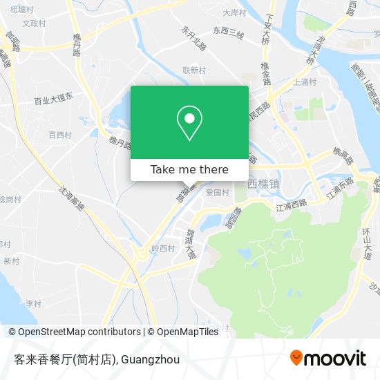 客来香餐厅(简村店) map