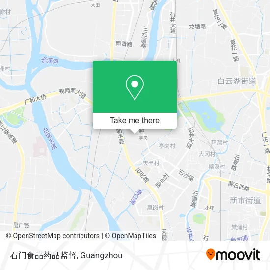 石门食品药品监督 map