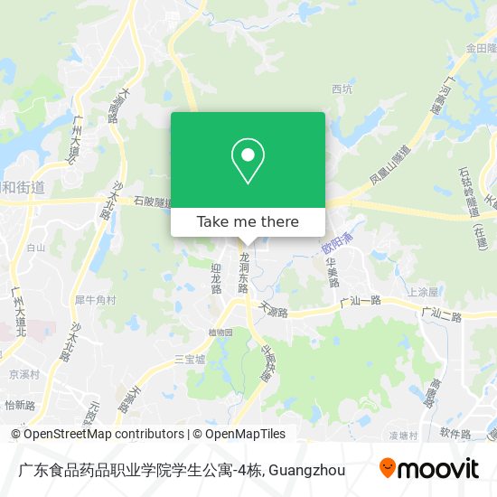 广东食品药品职业学院学生公寓-4栋 map