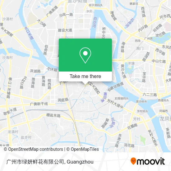 广州市绿妍鲜花有限公司 map