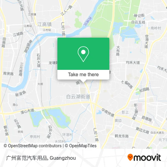 广州富范汽车用品 map