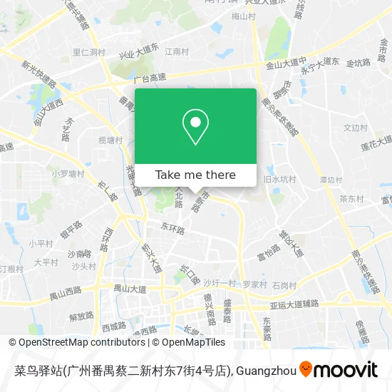 菜鸟驿站(广州番禺蔡二新村东7街4号店) map