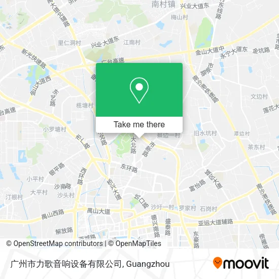 广州市力歌音响设备有限公司 map