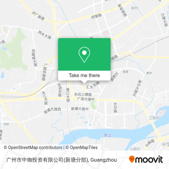 广州市中御投资有限公司(新塘分部) map