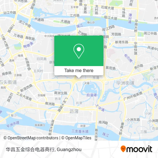 华昌五金综合电器商行 map