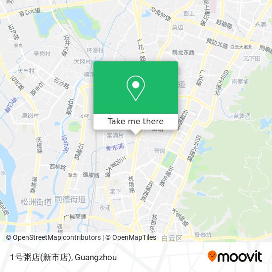 1号粥店(新市店) map