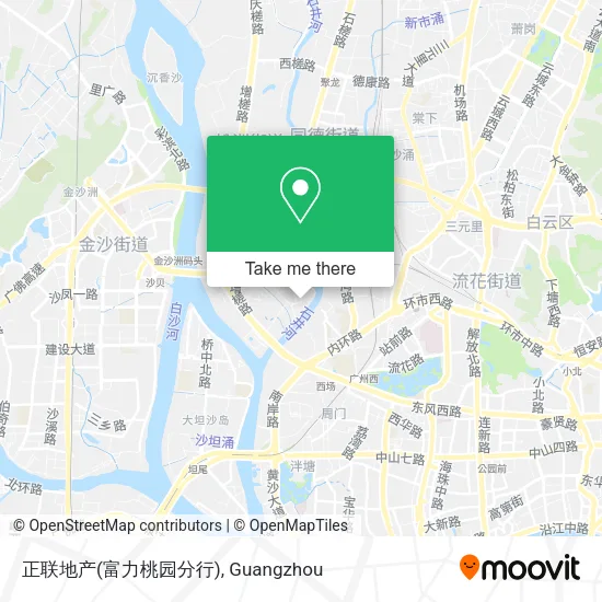 正联地产(富力桃园分行) map