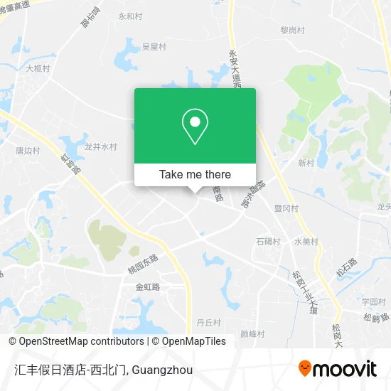 汇丰假日酒店-西北门 map