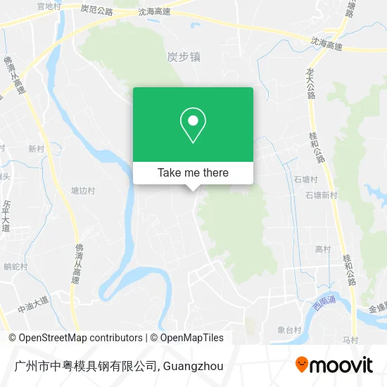 广州市中粤模具钢有限公司 map