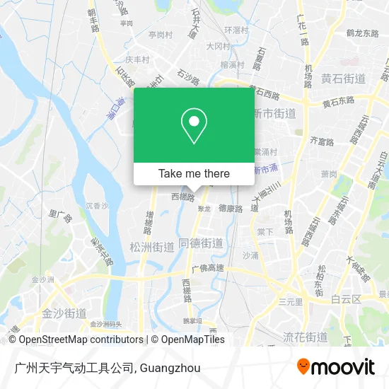 广州天宇气动工具公司 map