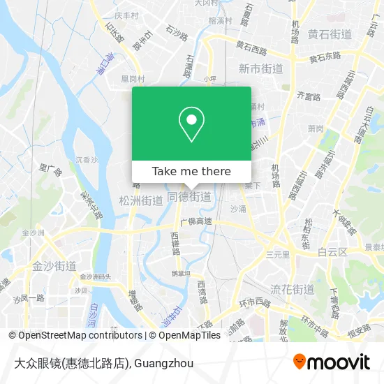 大众眼镜(惠德北路店) map