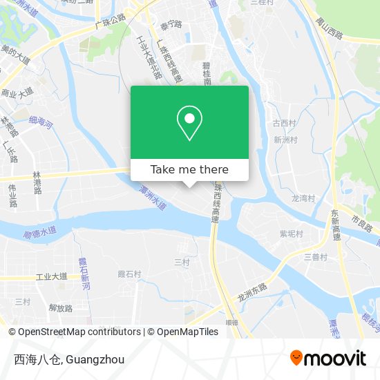 西海八仓 map
