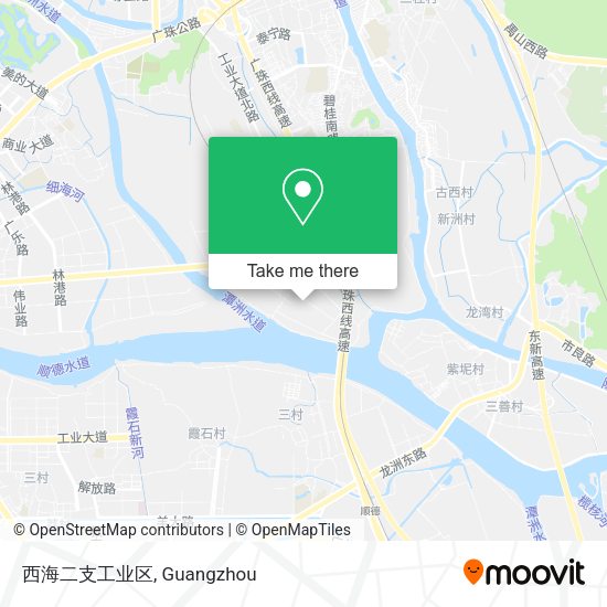 西海二支工业区 map