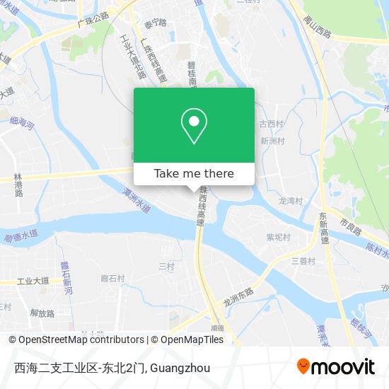 西海二支工业区-东北2门 map