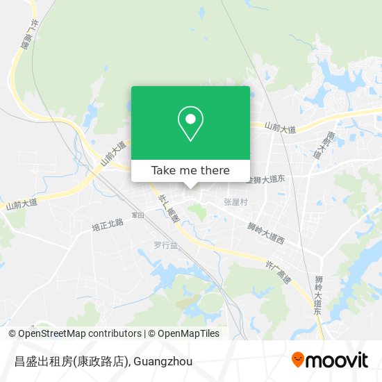 昌盛出租房(康政路店) map