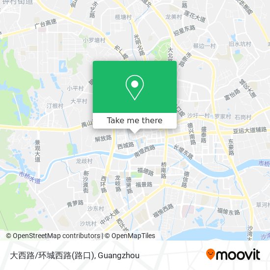 大西路/环城西路(路口) map