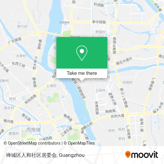 禅城区人和社区居委会 map