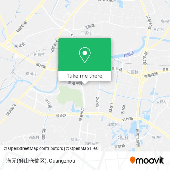 海元(狮山仓储区) map