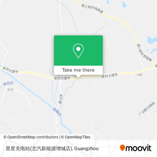 星星充电站(北汽新能源增城店) map