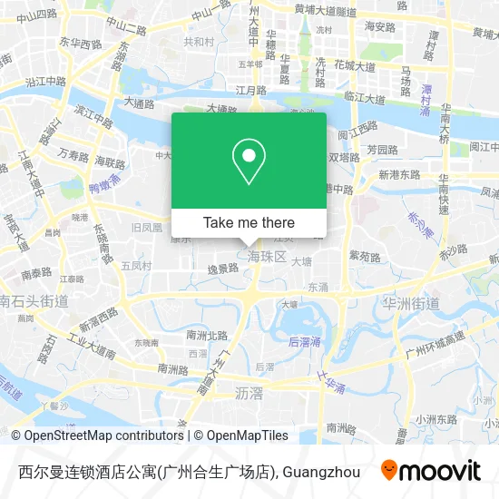 西尔曼连锁酒店公寓(广州合生广场店) map