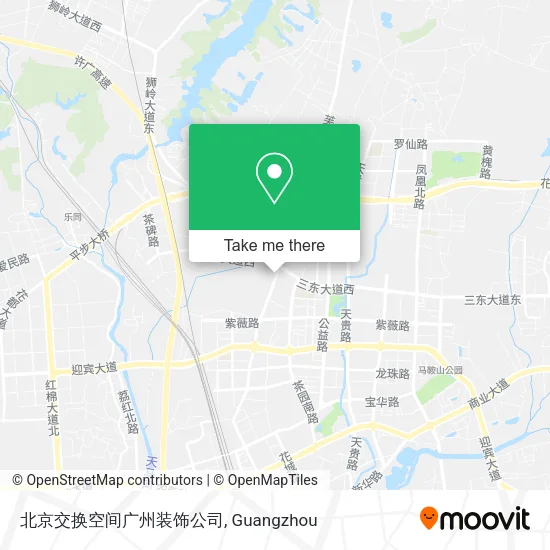 北京交换空间广州装饰公司 map