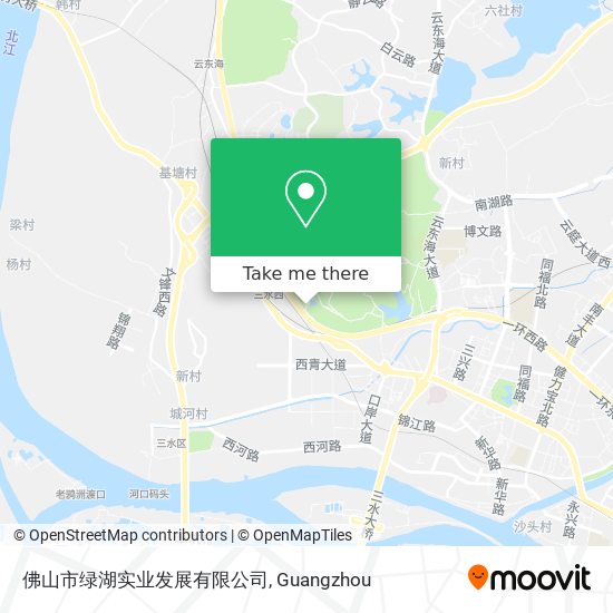 佛山市绿湖实业发展有限公司 map