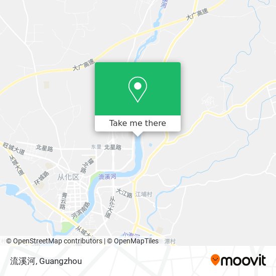 流溪河 map