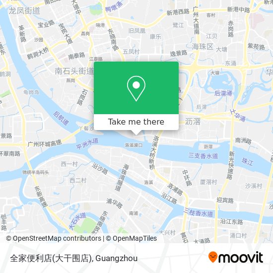 全家便利店(大干围店) map