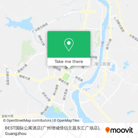 BEST国际公寓酒店(广州增城情侣主题东汇广场店) map