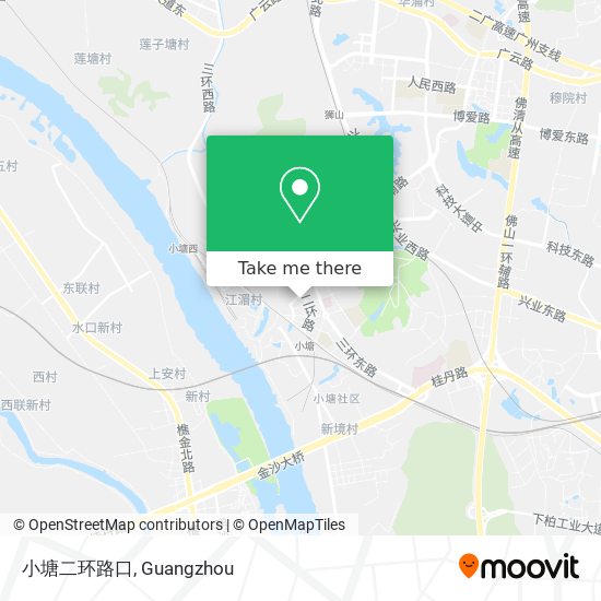 小塘二环路口 map