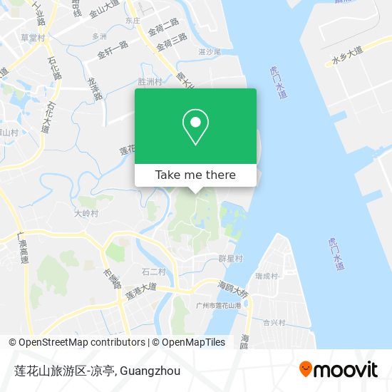 莲花山旅游区-凉亭 map