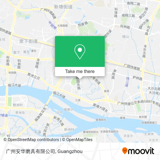 广州安华磨具有限公司 map