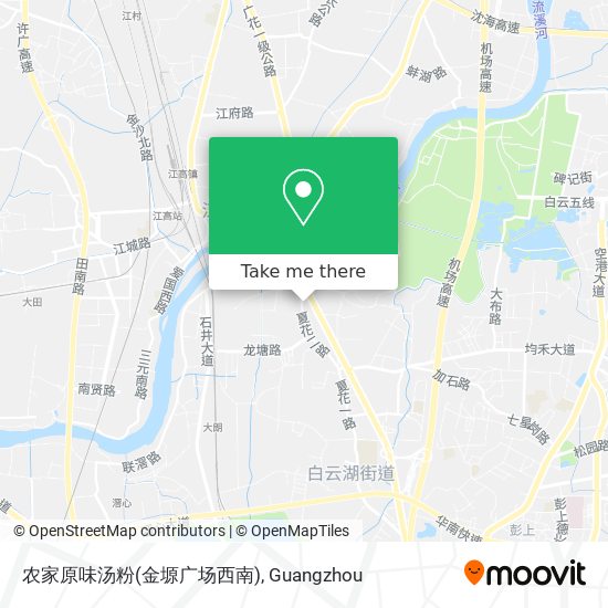 农家原味汤粉(金塬广场西南) map