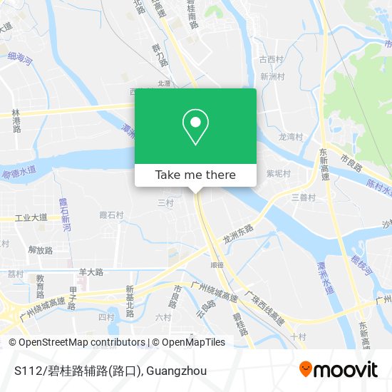 S112/碧桂路辅路(路口) map