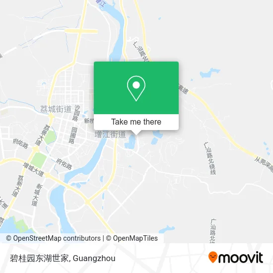 碧桂园东湖世家 map