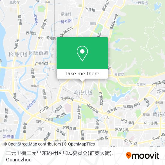 三元里街三元里东约社区居民委员会(群英大街) map