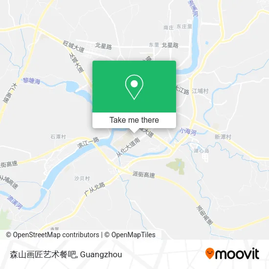 森山画匠艺术餐吧 map