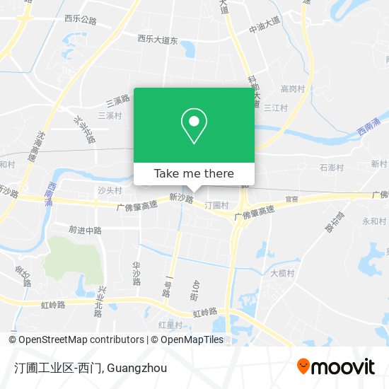 汀圃工业区-西门 map