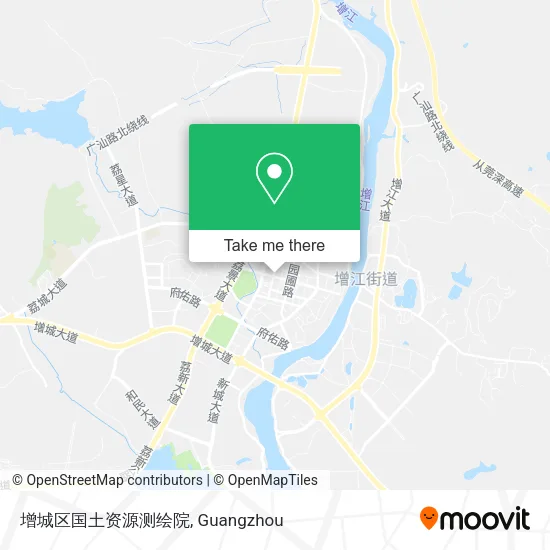 增城区国土资源测绘院 map